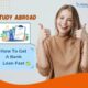 Study Abroad- How to get a bank loan fast